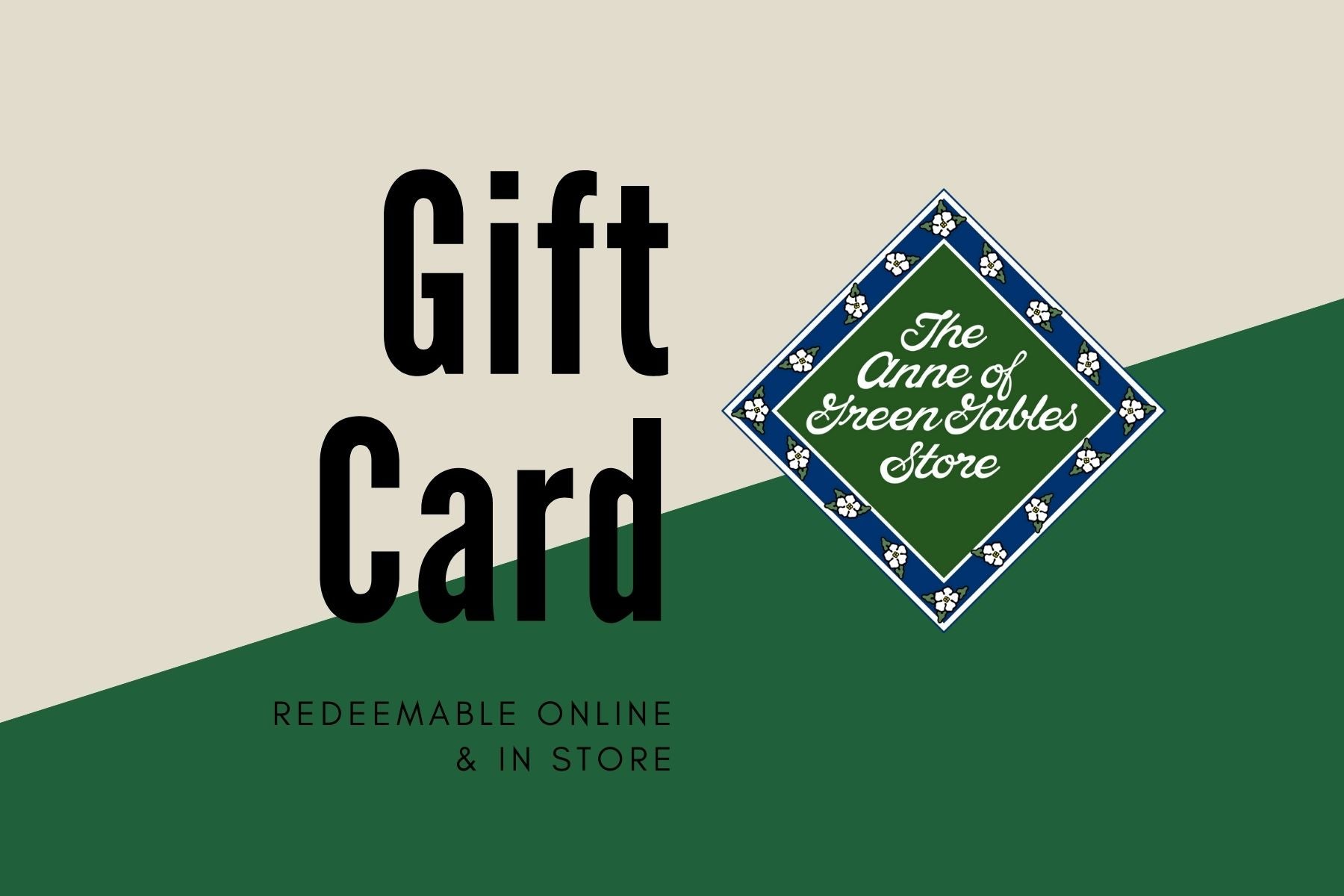 Anne of green gables gift card