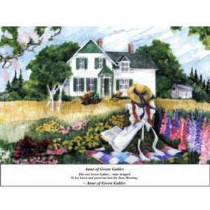 'Anne on the Quilt' by Dale McNevin Print Anne Of Green Gables