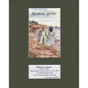 'Kindred Spirits' 8x10 by Diana Savidant Matted Print Anne Of Green Gables
