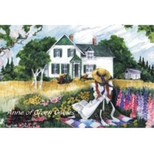 Anne on the Quilt Metal Magnet Anne of Green Gables