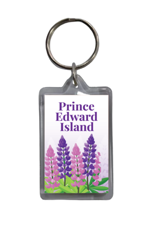 PEI Lupin Acrylic Keychain