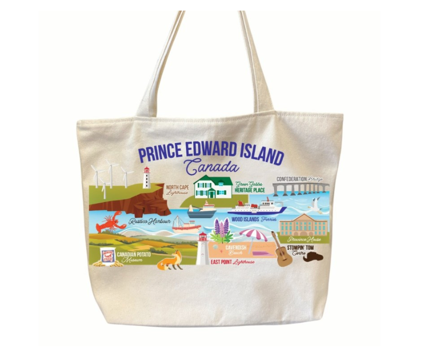 PEI Collage Tote Bag