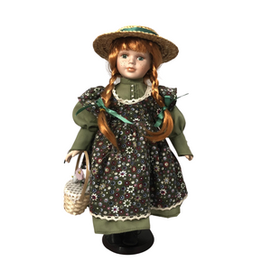 Anne of Green Gables 16 Inch Porcelain Vintage Doll