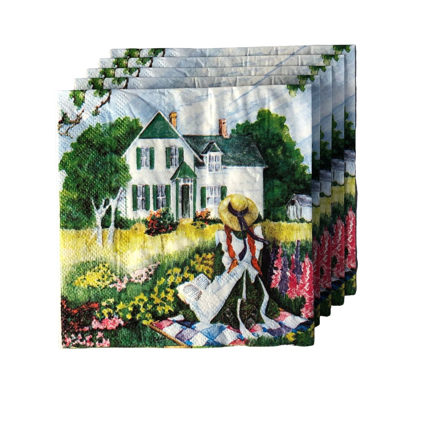 Anne on the Quilt Cocktail Napkins Anne of Green Gables
