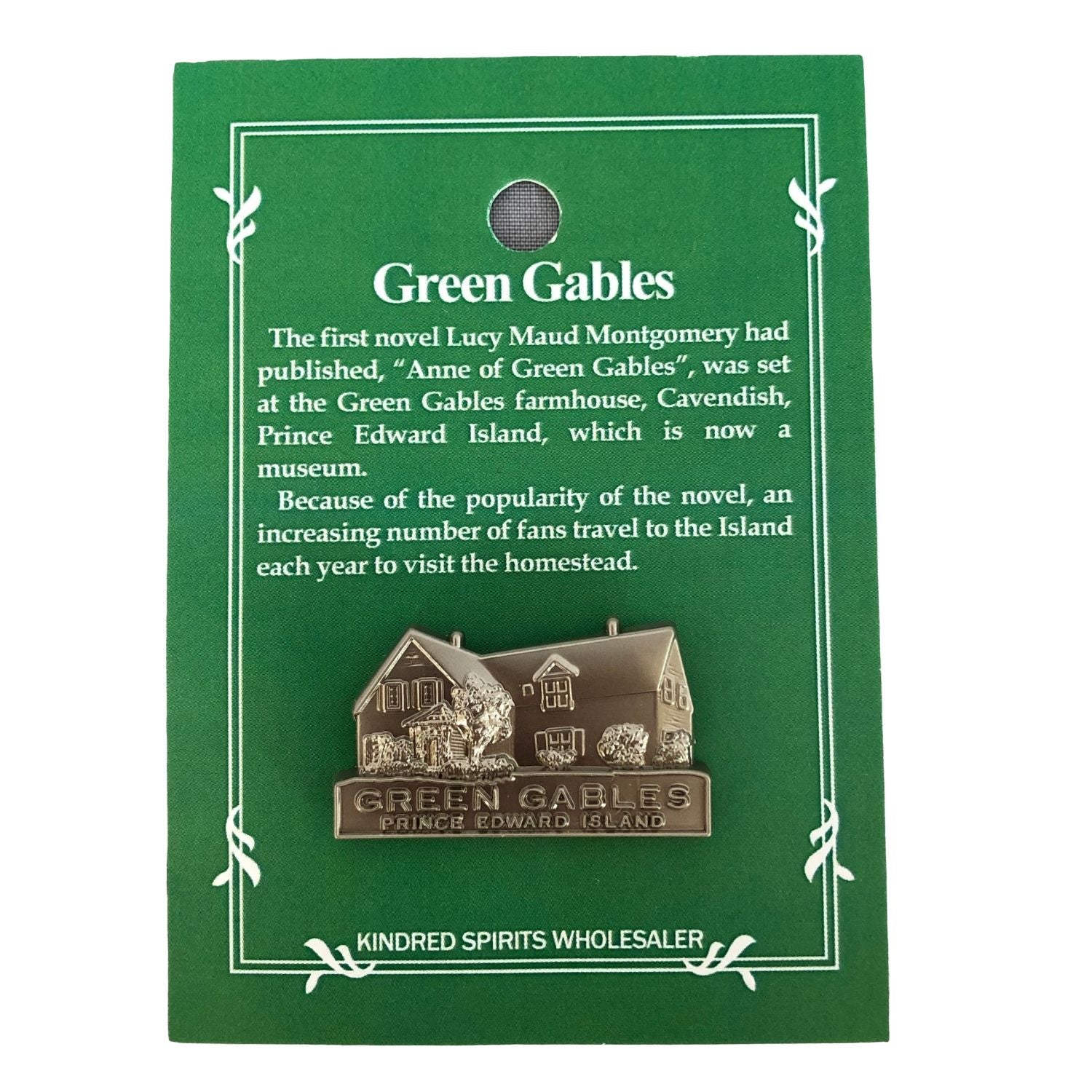 Green Gables House Lapel Pin
