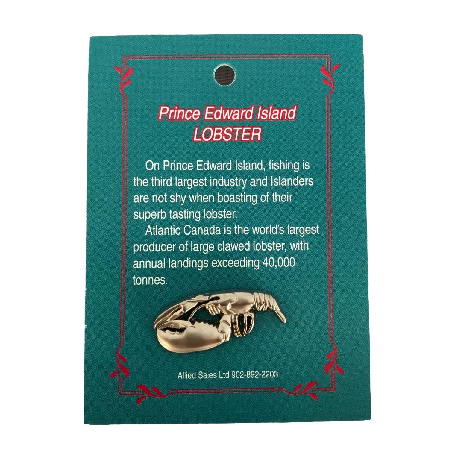 Lobster Lapel Pin