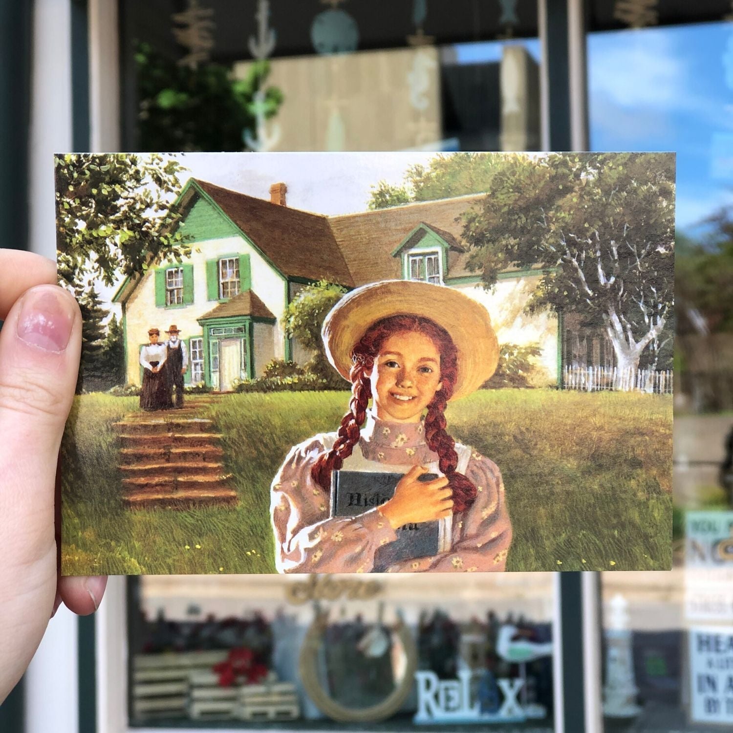 Splendid Day postcard Anne Of green Gables
