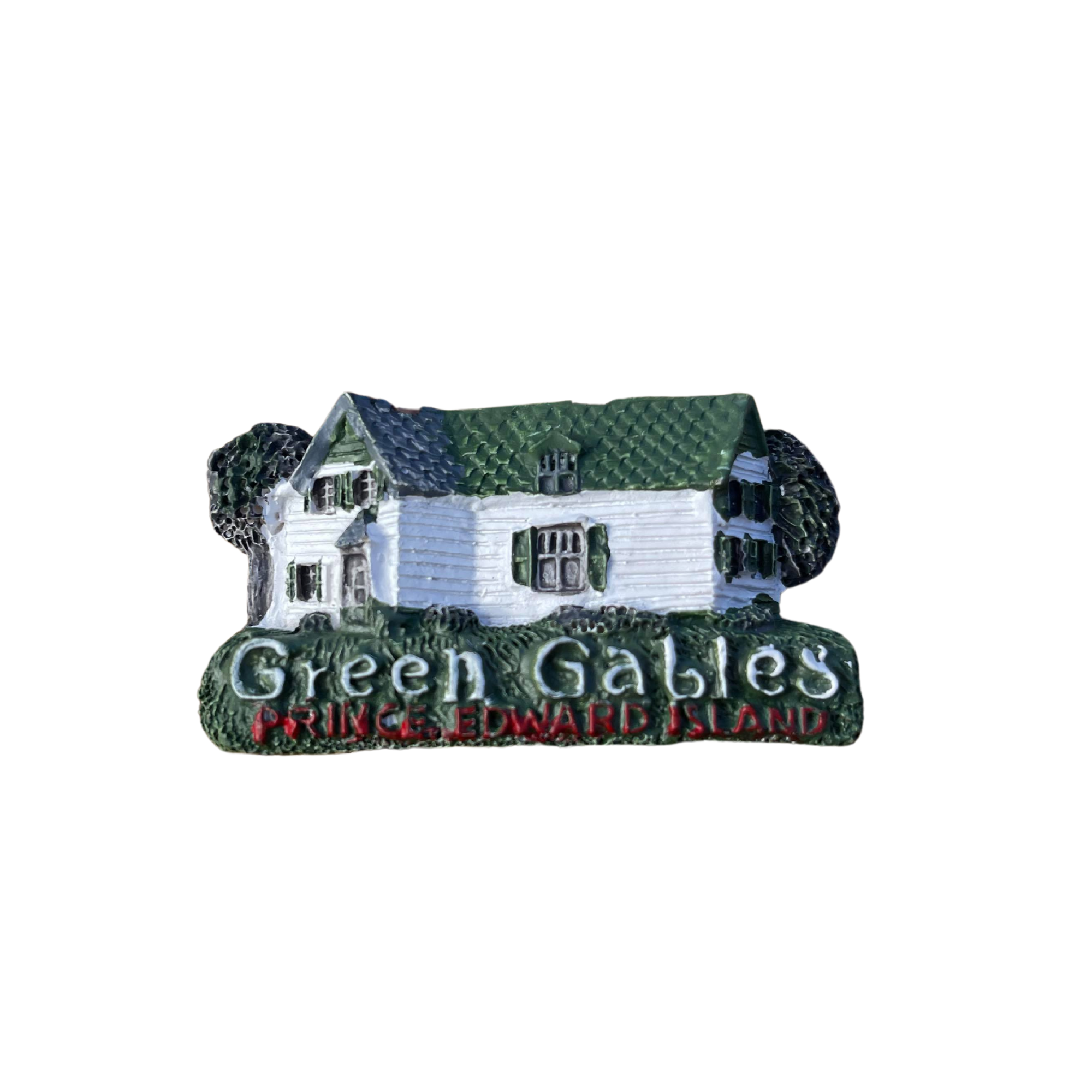 Green Gables 3-D Magnet