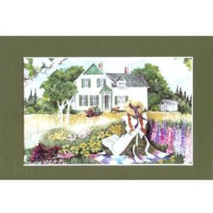 5x7 Anne on the Quilt Print Anne Of Green Gables